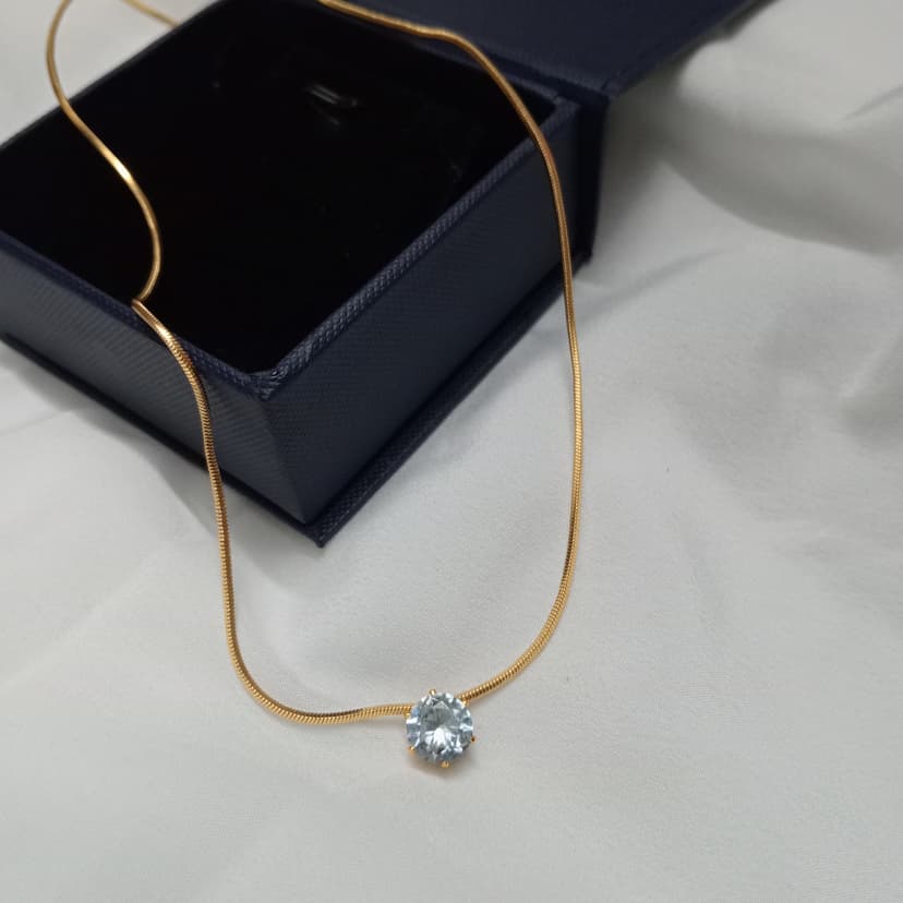 Solitaire Diamond Necklace